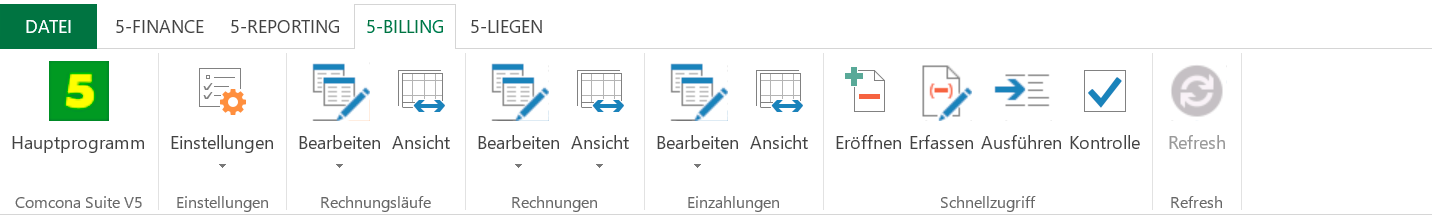 Toolbar Billing